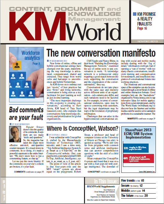 KMWorld Cover